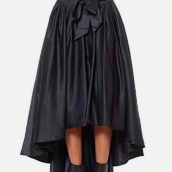 Chic Black High Low Skirt - Picture 3 of 10